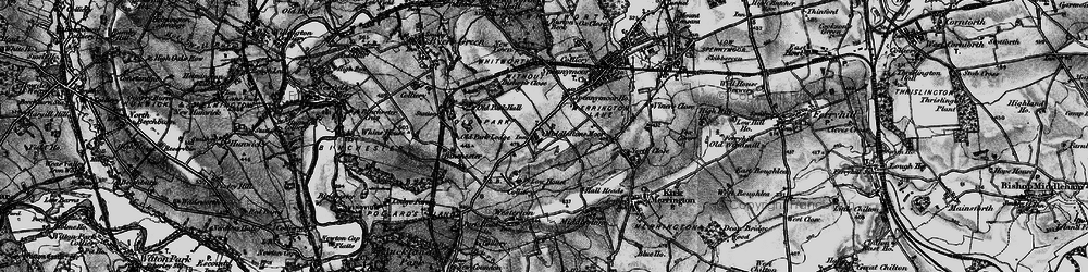 Old map of Middlestone Moor in 1897