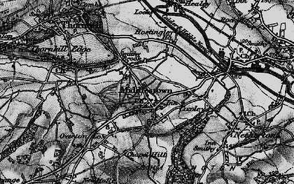 Old map of Middlestown in 1896