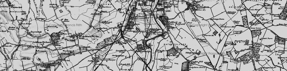 Old map of Middlethorpe in 1898