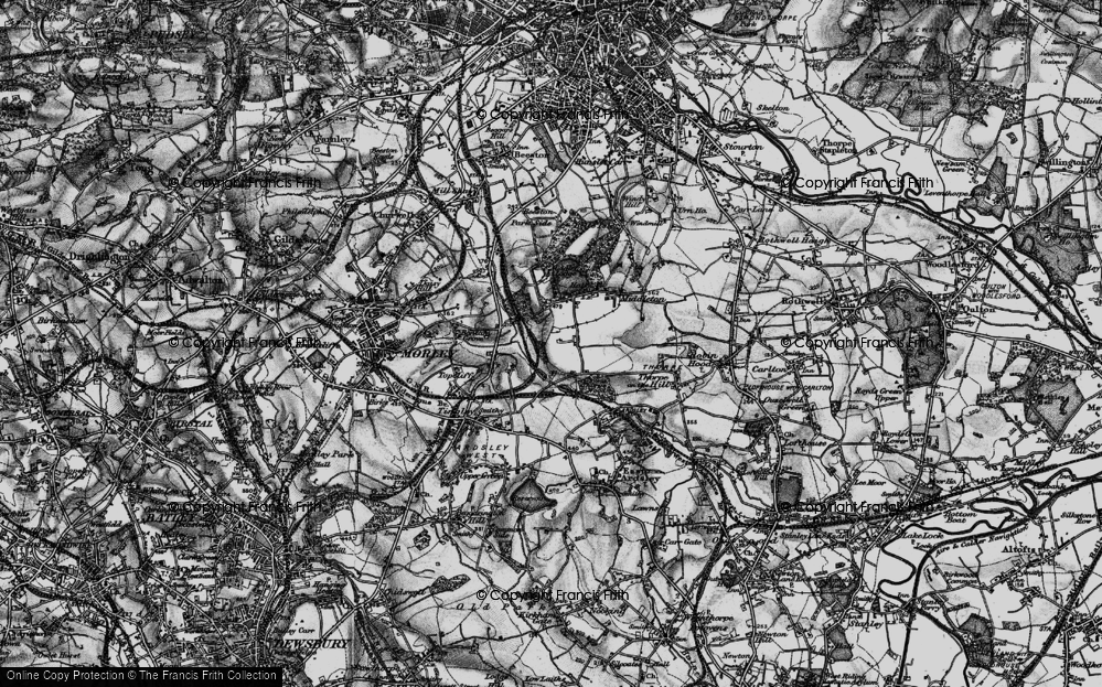 Old Map of Middleton, 1896 in 1896