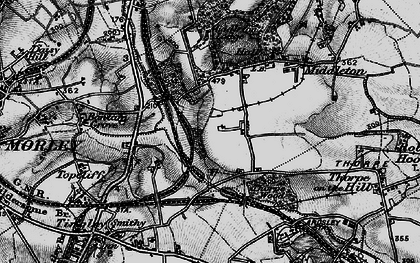 Old map of Middleton in 1896