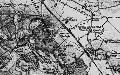 Old map of Middleton in 1897