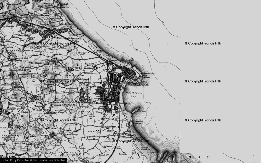 Historic Ordnance Survey Map Of Middleton 1898   Middleton 1898 Rne779474 Large 