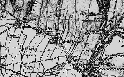 Old map of Middleton in 1898