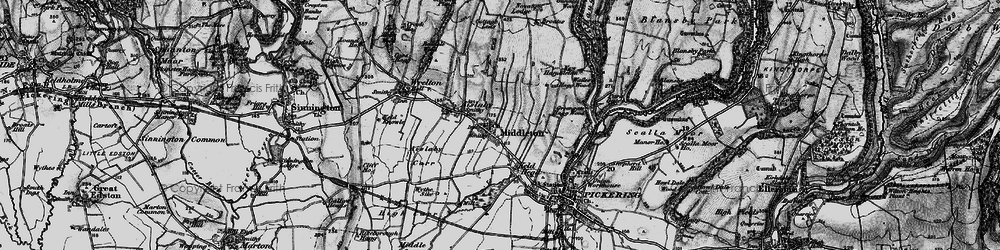 Old map of Middleton in 1898