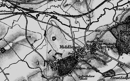 Old map of Middleton in 1898