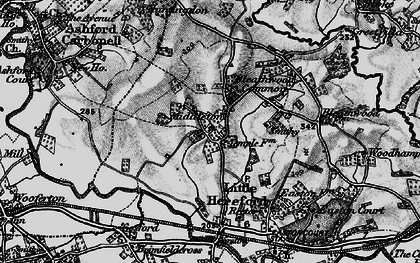 Old map of Bleathwood Common in 1899