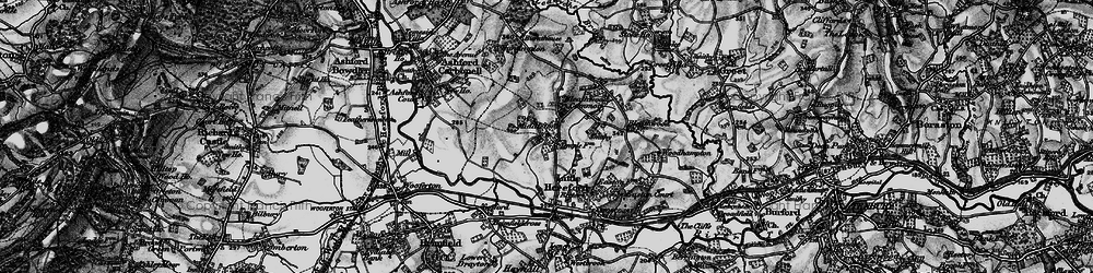 Old map of Bleathwood Common in 1899
