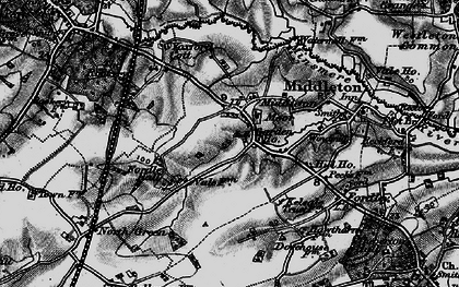 Old map of Middleton Moor in 1898