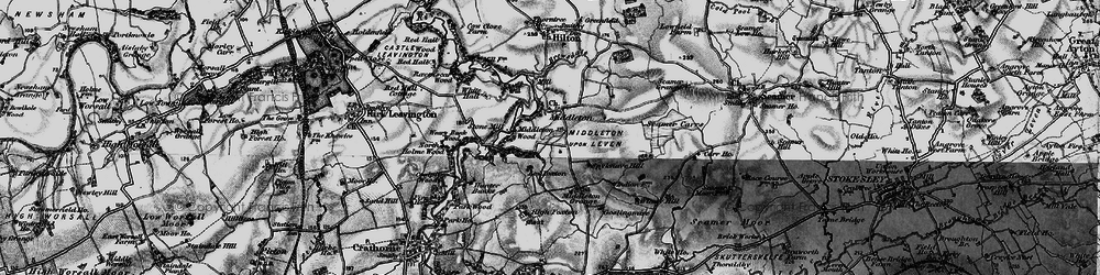Old map of Middleton-on-Leven in 1898