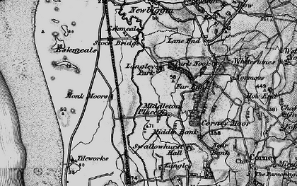 Old map of Langley Park in 1897