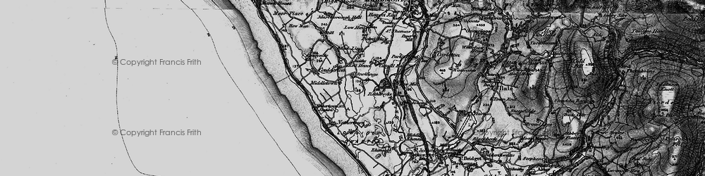 Old map of Middletown in 1897