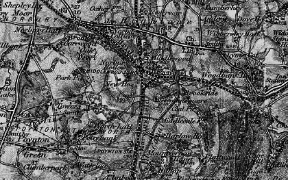 Old map of Middlewood in 1896