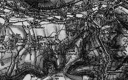 Old map of Bown Hill in 1897