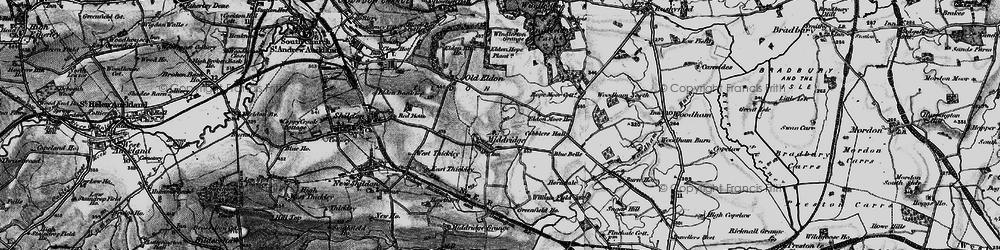 Old map of Middridge in 1897