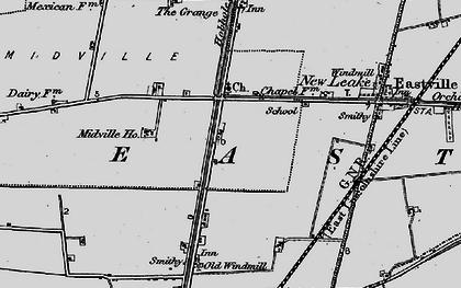 Old map of Midville in 1899