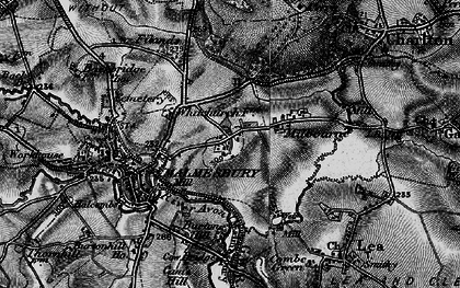 Old map of Milbourne in 1896