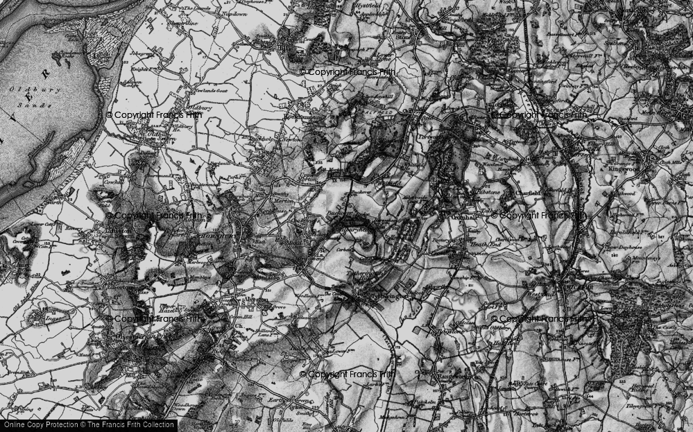 Old Map of Milbury Heath, 1897 in 1897