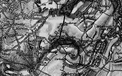 Old map of Milbury Heath in 1897