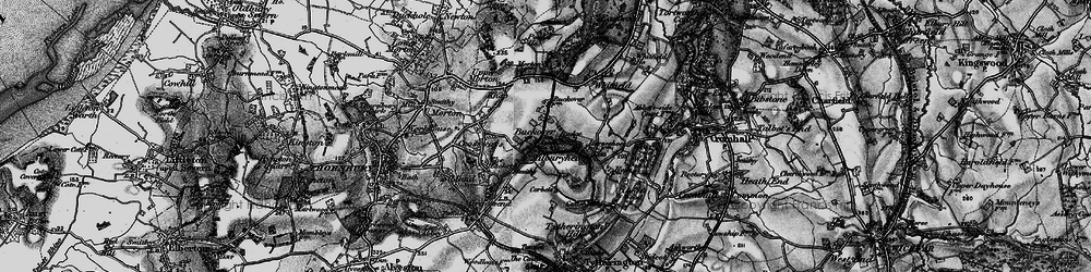 Old map of Milbury Heath in 1897
