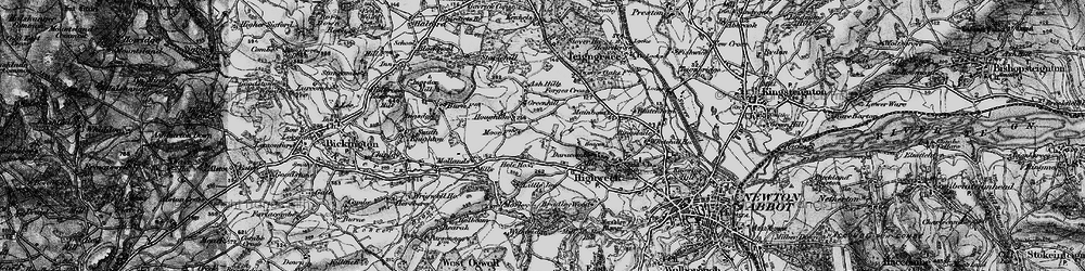 Old map of Broadridge Wood in 1898