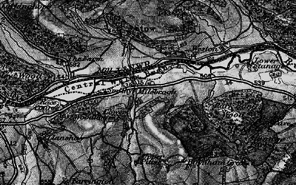Old map of Milebrook in 1899