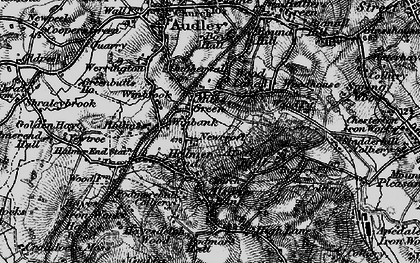 Old map of Miles Green in 1897