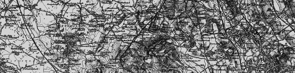 Old map of Miles Green in 1897