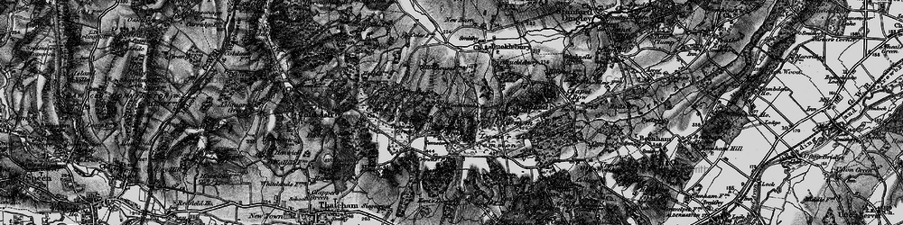 Old map of Miles's Green in 1895