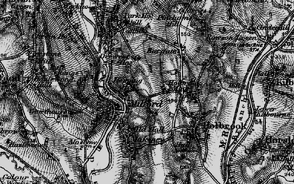 Old map of Milford in 1895