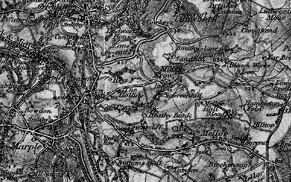 Old map of Mill Brow in 1896