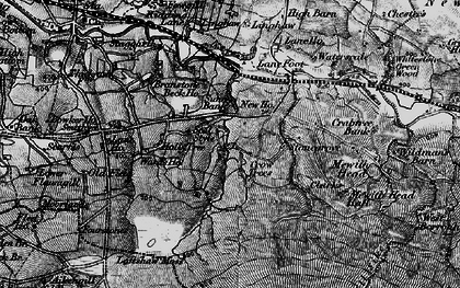 Old map of Lanshaw in 1898