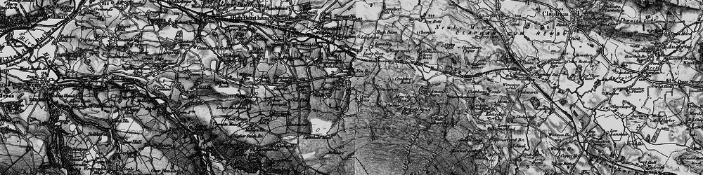 Old map of Lanshaw in 1898