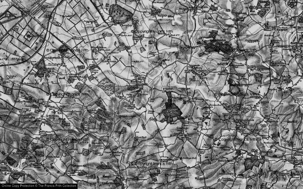 Old Map of Mill End, 1898 in 1898