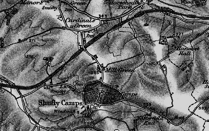 Old map of Mill Green in 1895