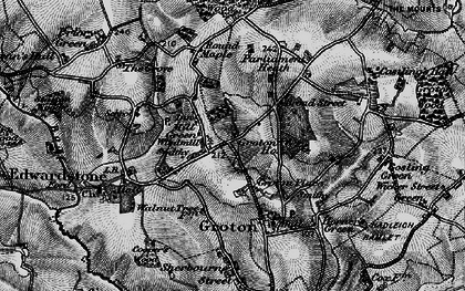 Old map of Mill Green in 1896