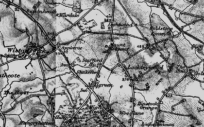 Old map of Mill Green in 1897