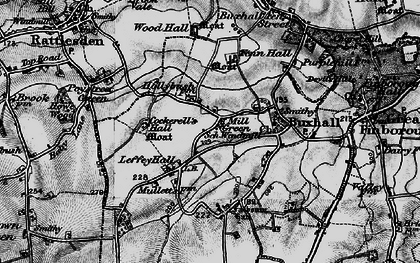 Old map of Mill Green in 1898