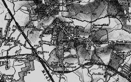 Old map of Arrandene in 1896
