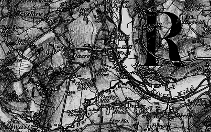 Old map of Mill Hirst in 1898