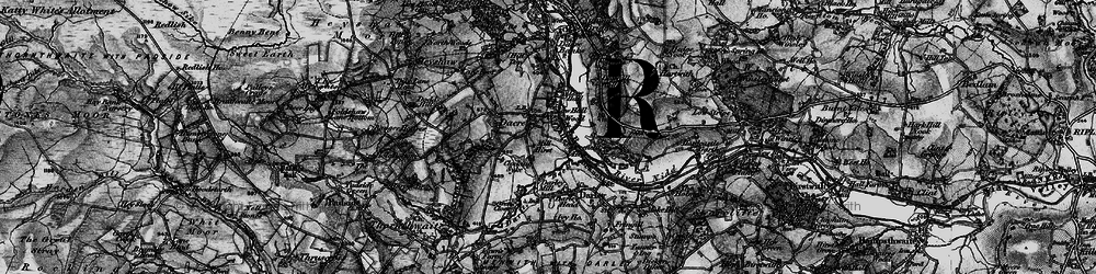 Old map of Mill Hirst in 1898