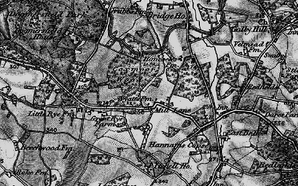 Old map of Mill Lane in 1895