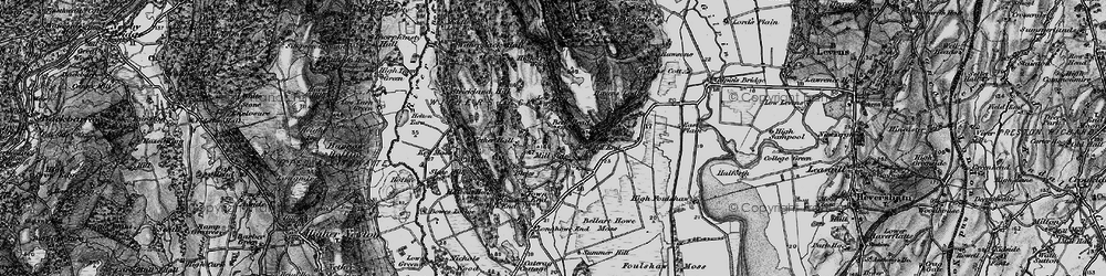 Old map of Mill Side in 1898