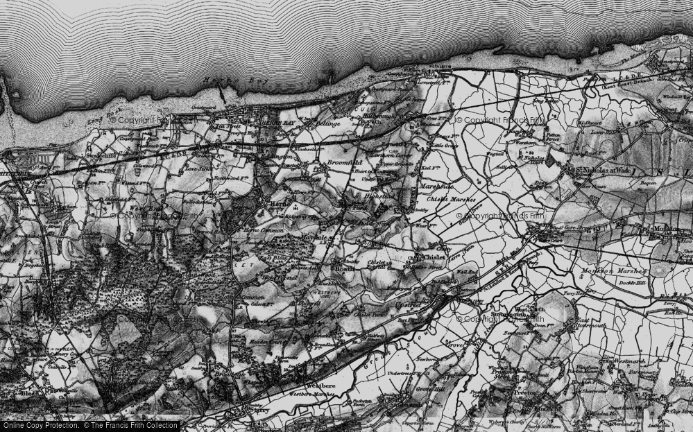 Old Map of Millbank, 1895 in 1895