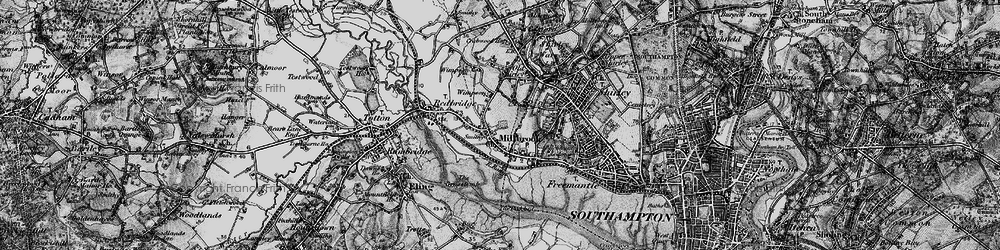 Old map of Millbrook in 1895