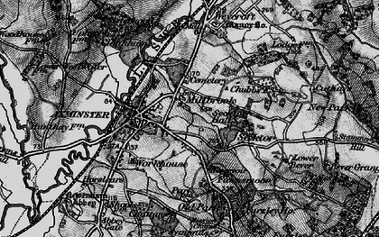 Old map of Millbrook in 1898