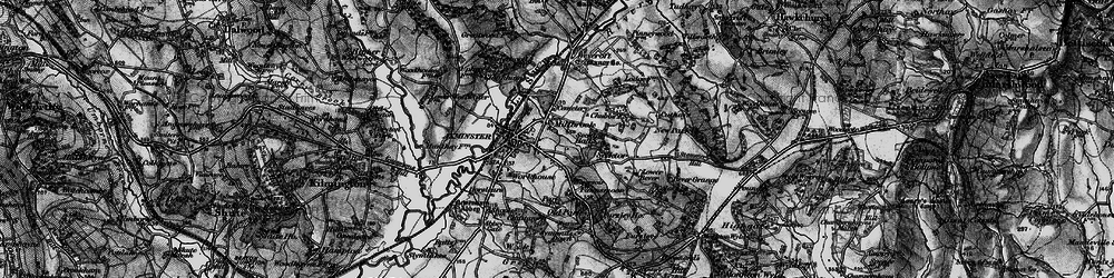 Old map of Millbrook in 1898