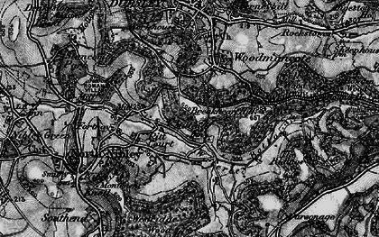 Old map of Millend in 1897