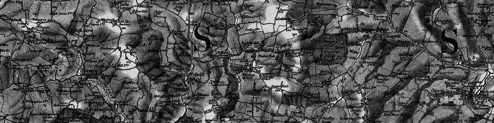 Old map of Miller's Green in 1896