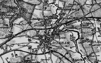 Old map of Millgate in 1898